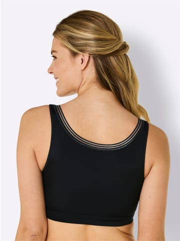 WITT WEIDEN Bustier in schwarz-bedruckt