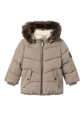 name it Wattierte Jacke in Desert Taupe