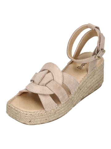 Espadrij l'orginale Sandaletten TOURS VELOUR HIGH in natur