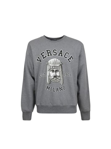 Versace Grau Baumwolle Sweatshirt