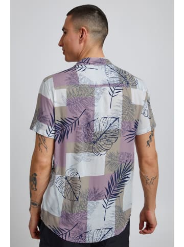 BLEND Kurzarmhemd Shirt in Lila