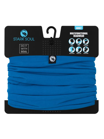 Stark Soul® Multifunktionstuch aus Jersey Unisex in Blau