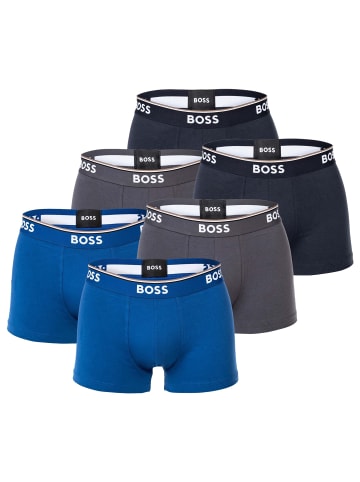 BOSS Boxershort 6er Pack in Blau