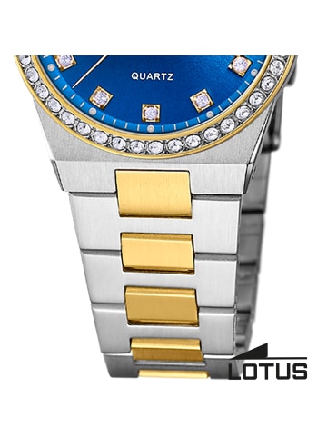 Lotus Chronograph-Armbanduhr Lotus Classic silber,gold mittel (ca. 31,5mm)