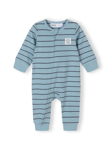 Minoti 3-er Pack Strampler 28BABYRIB25 in rauchblau