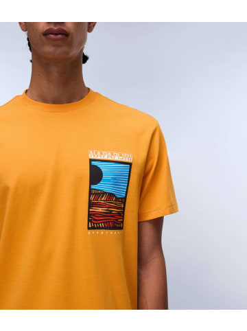 Napapijri T-Shirt "S-Valdor Ss" in Orange