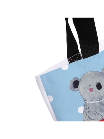 Mr. & Mrs. Panda Shopper Damen Koala Familie ohne Spruch in Blau Pastell