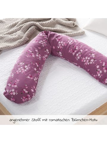 Theraline Stillkissen Das Original mit Polyesterhohlfaser-Füllung in lila,motiv
