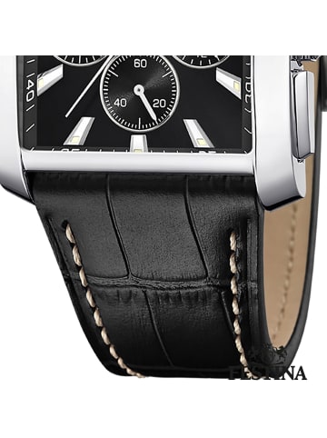 Festina Chronograph-Armbanduhr Festina Timeless Chronograph schwarz mittel (ca. 37mm)