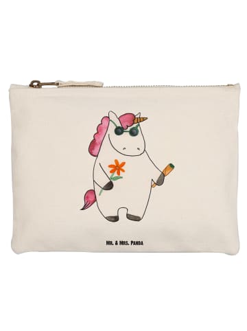 Mr. & Mrs. Panda Kosmetiktasche Einhorn Woodstock ohne Spruch in Weiß