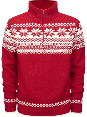 Brandit Strickjacke / Cardigan "Norwegian Troyer" in Rot