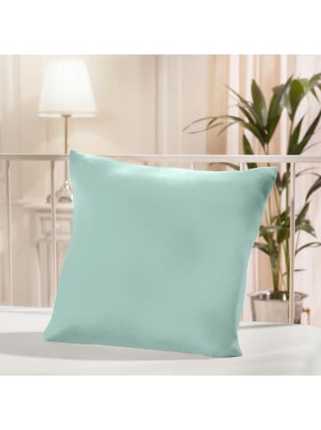 Estella Single-Jersey Kuschelkissenbezug in helltürkis