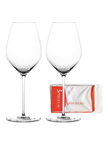 Spiegelau 2er Set Universalgläser + Poliertuch Hi-Lite 510 ml in transparent