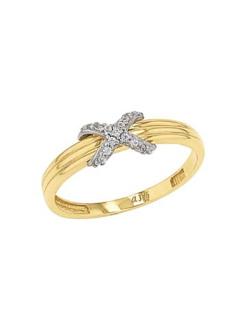 Amor Ring Gold 375/9 ct, teilrhodiniert in Gold