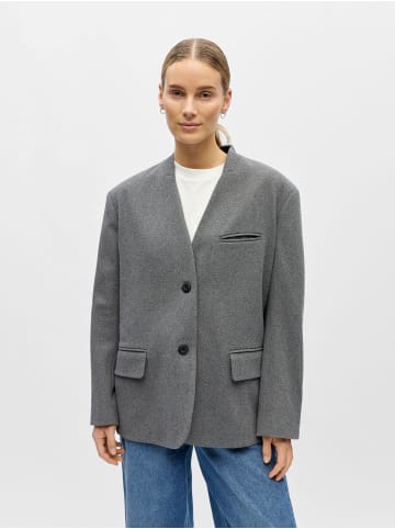 Object Blazer in Light Grey Melange