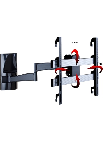 VCM  TV VESA Wandhalterung ausziehbar WS300 in Schwarz