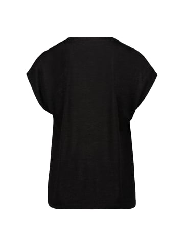 Zero  Shirt mit Kontraststickerei in Patch BlackCream