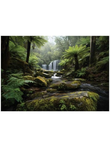 WALLARENA Fototapete Wald in Grün