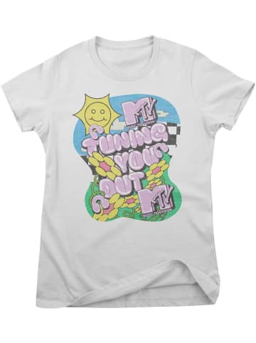 MTV Shirt "MTV Tuning You Out Girly Tee" in Weiß