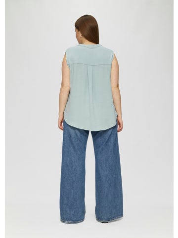 QS Bluse in 7217_salbeigrün
