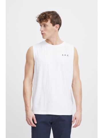 !SOLID Tanktop SDElandro 21301136-ME modisches Streetwear Tank-Top mit Backprint in Weiß