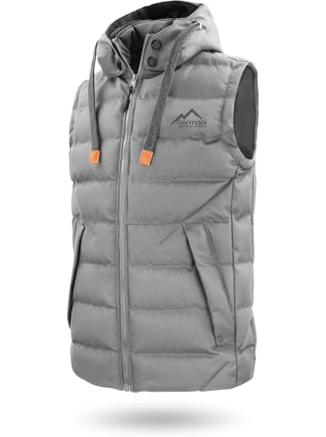 Normani Outdoor Sports Herren Winter-Steppweste Yuquot in Grau