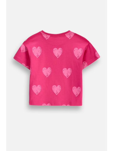 MOKIDA T-shirt mit kurzen Ärmeln in fuchsie