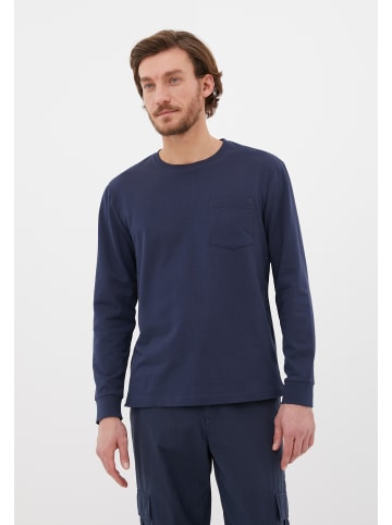 Finn Flare Langarmshirt Basic in dark blue