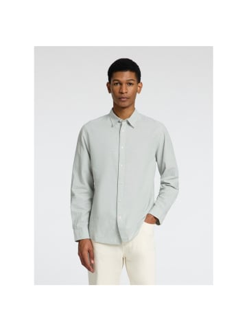 Selected Langarmhemd in iceberg green