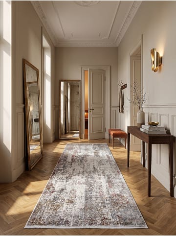 KADIMA DESIGN Läufer Vintage Kurzflor pflegeleicht Wohnzimmer Schlafzimmer in Mehrfarbig