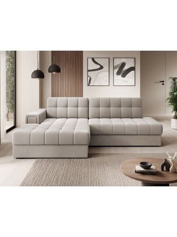 MF Design Blazer Recamiere Links in Beige -  (L) 150 x (B) 240 x (H) 82 cm