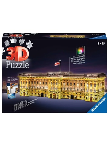 Ravensburger Konstruktionsspiel Puzzle 216 Teile Buckingham Palace bei Nacht 8-99 Jahre in bunt