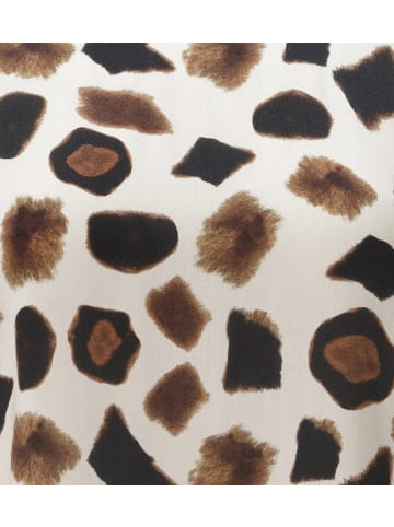 Aniston PLUS Schlupfbluse in natur-braun-schwarz