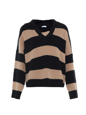 Blonda Damen Sweater in SCHWARZ BEIGE