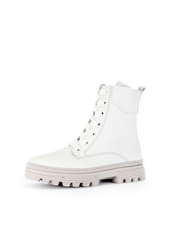 Gabor Comfort Biker Boots in creme