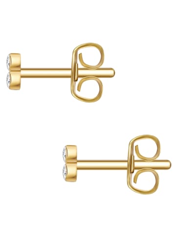 Eastside NY Ohrringe aus Edelstahl mit Zirkonia in gelbgold