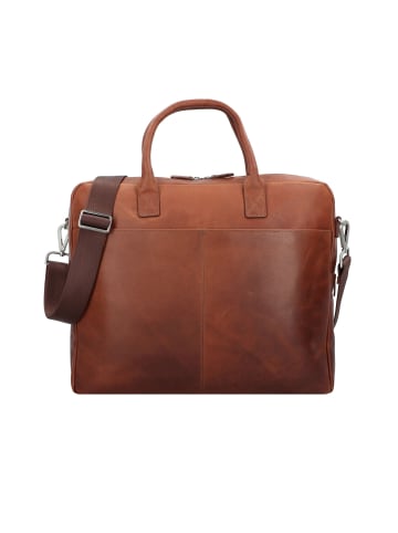 Esquire Dallas Aktentasche Leder 38.5 cm Laptopfach in braun