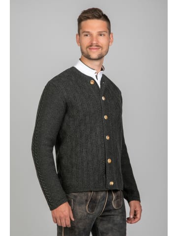 Edelnice Trachten Strickjacke Leo Dunkelgrau in grau