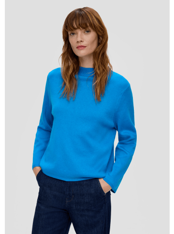 S. Oliver Strickpullover langarm in Blau