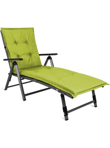 Aspero Gartenliegenauflage Polsterauflage Matera in Grün