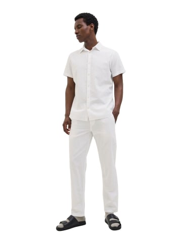 Jack & Jones Jogginghose JPSTKANE SUMMER LINEN BLEND comfort/relaxed in Weiß