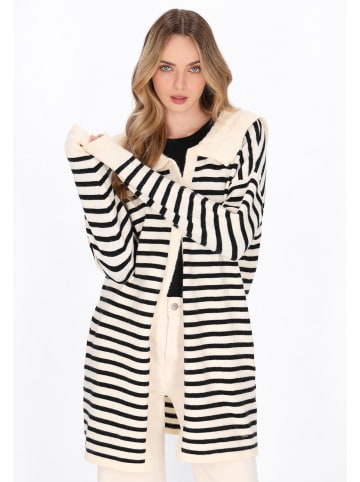 DreiMaster Vintage Women Cardigan in offwhite black