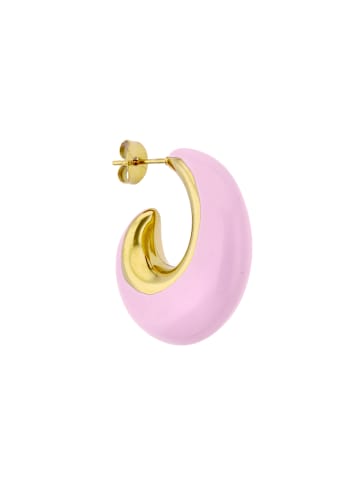 myMo Women Earrings With Butterfly Clutch in Gold Rose