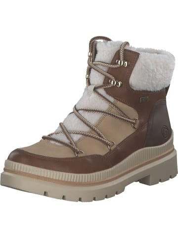 remonte Schnürstiefel in nuss-antik/sepia/marble/offwhite