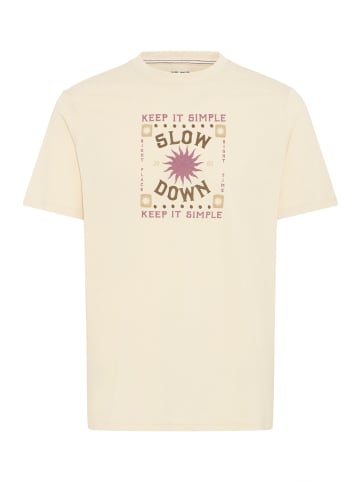 BLEND Rundhalsshirt BHJoey in Natur