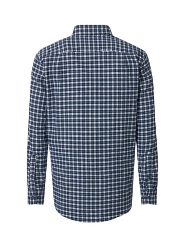 Redmond Langarm-Hemd in blau