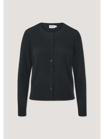 Hessnatur Strickjacke in schwarz