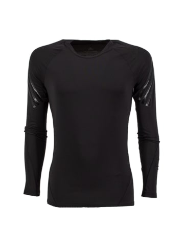 adidas Shirt Alphaskin Longsleeve 3S in Schwarz