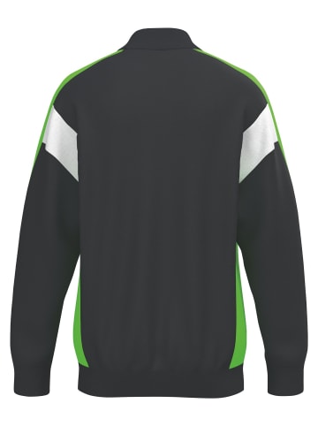 erima Unisex Erwachsene, Erwachsene Trainingsjacke in schwarz/green gecko