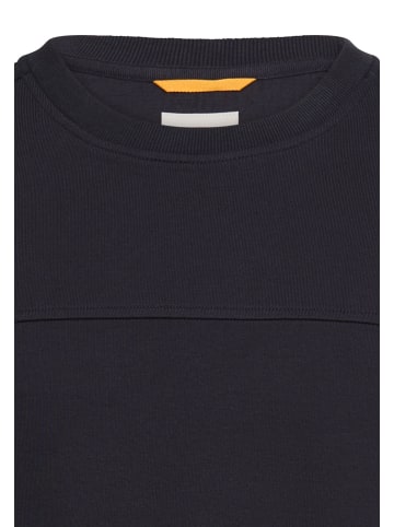 Camel Active Sweatshirt mit Rundhalsausschnitt in Navyblau